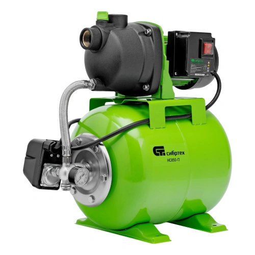 Насосная станция НС850-П, 850 Вт, напор 42 м, 3500 л/ч, ресивер 19 л Сибртех по ценам производителя в Москве с доставкой по всей России