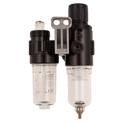 Блок подготовки воздуха регулятор-фильтр-лубрикатор FLR1500, 10 бар, 1500 л/мин, 1/4" Denzel по ценам производителя в Москве с доставкой по всей России