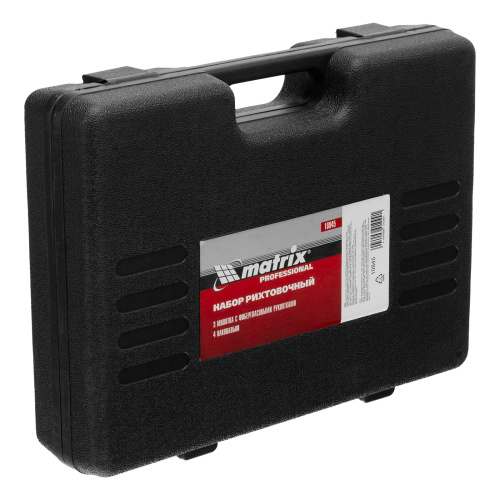 Набор рихтовочный, 3 молотка с фибергласовыми ручками, 4 наковальни, пластиковый бокс Matrix по ценам производителя в Москве с доставкой по всей России