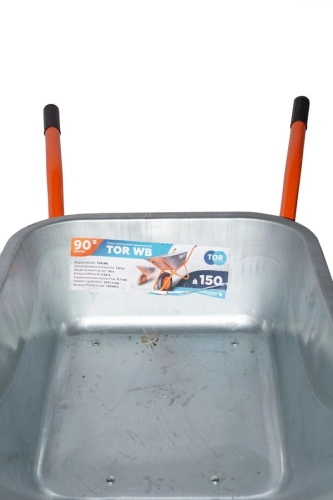 Тачка строительная 90 л 150 кг TOR WB одноколесная по ценам производителя в Москве с доставкой по всей России