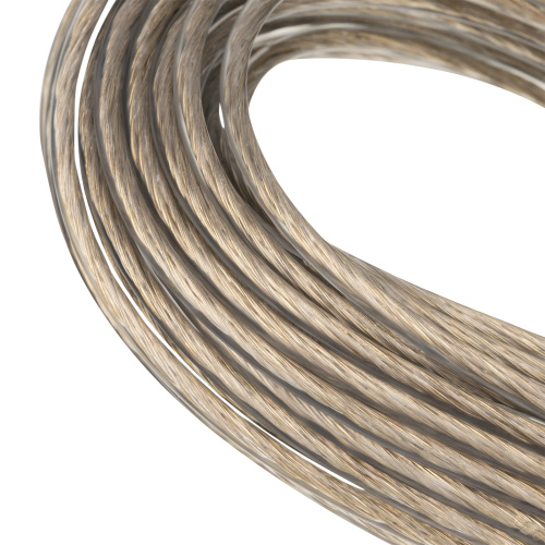 Трос металлополимерный прозрачный ПР-4.0, толщина 4.0 мм, моток 20 метров Сибртех по ценам производителя в Москве с доставкой по всей России