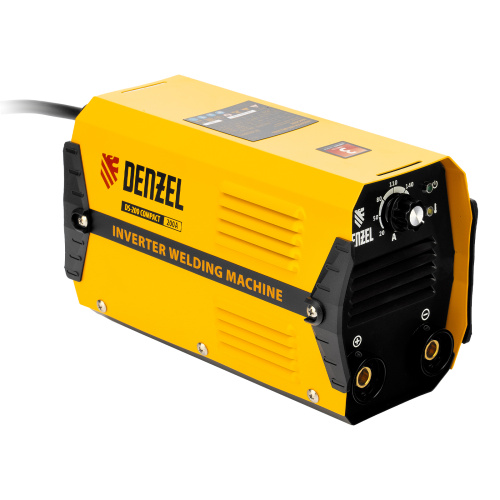 Аппарат инверторный дуговой сварки DS-200 Compact, 200 А, ПВ 70%, диаметр электрода 1.6-5 мм Denzel по ценам производителя в Москве с доставкой по всей России