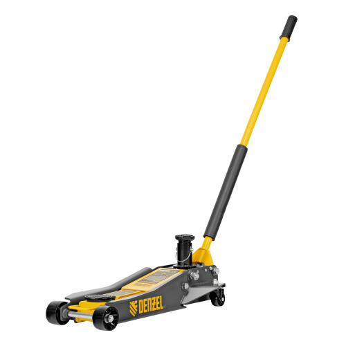 Домкрат гидравлический подкатной, 2/3 т, 98-770 мм, быстрый подъем, низ. подхват, проф, SUV Denzel по ценам производителя в Москве с доставкой по всей России