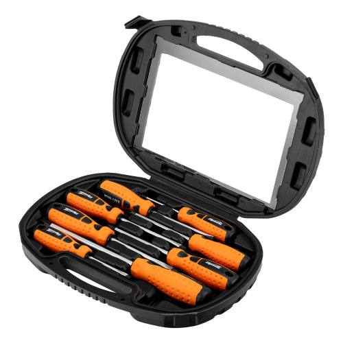 Набор отверток, СrV, в пластмассовом боксе, 8 шт, Sparta по ценам производителя в Москве с доставкой по всей России