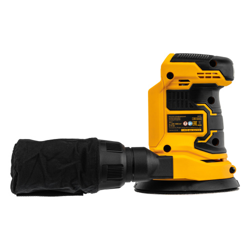 Машина шлифовальная эксцентриковая аккумуляторная COS-125-0, 18В Li-Ion Denzel по ценам производителя в Москве с доставкой по всей России