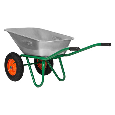 Тачка садово-строительная, 2-х колесная, усиленная, грузоподъемность 320 кг, объем 100 л Palisad по ценам производителя в Москве с доставкой по всей России