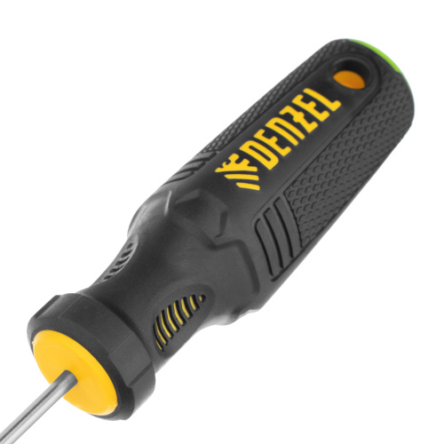 Отвертка PZ0x75 мм, CrV, трехкомпонентная рукоятка Denzel по ценам производителя в Москве с доставкой по всей России