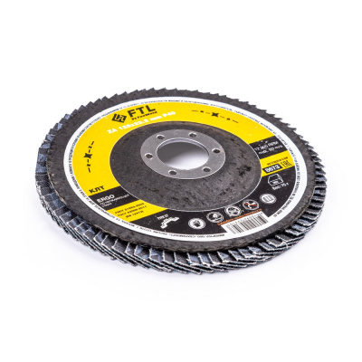 Круг лепестковый для шлифования по нержавеющей стали FTL Ergo цирконий 27 125 х 22,2 мм P40 по ценам производителя в Москве с доставкой по всей России