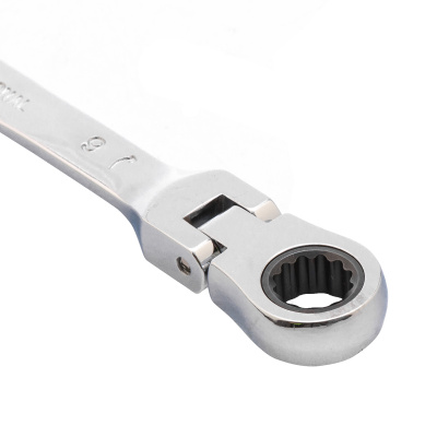 Ключ комбинированный трещоточный, 9 мм, CrV, шарнирный, зеркальный хром Matrix по ценам производителя в Москве с доставкой по всей России