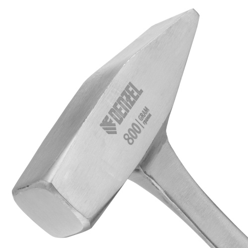 Молоток слесарный 800 г, цельнометаллический, двухкомпонентная рукоятка Denzel по ценам производителя в Москве с доставкой по всей России