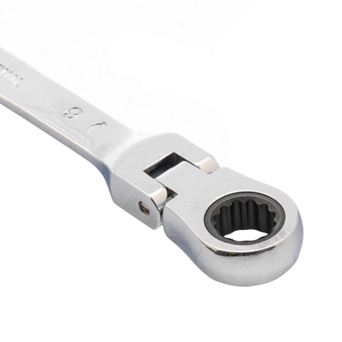 Ключ комбинированный трещоточный, 9 мм, CrV, шарнирный, зеркальный хром Matrix по ценам производителя в Москве с доставкой по всей России