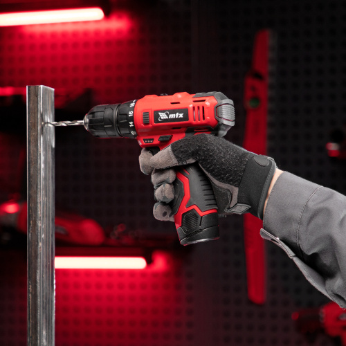 Дрель-шуруповерт аккумуляторная MCDL-12-02P, Li-Ion, 12 В, 2 акк. MTX по ценам производителя в Москве с доставкой по всей России