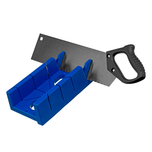 Стусло пластиковое, синее, 4 угла для запила, пила 350 мм Сибртех по ценам производителя в Москве с доставкой по всей России