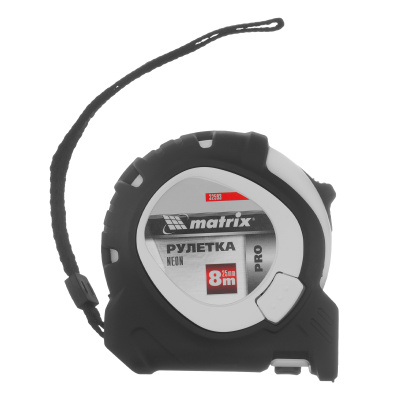 Рулетка Neon,8 м x 25 мм,обрезиненный корпус,3 фиксации,Pro Matrix по ценам производителя в Москве с доставкой по всей России