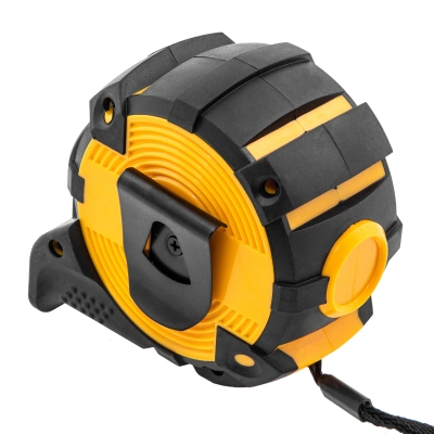 Рулетка 8м х 32мм, автоматич. фиксац., нейлон. покрытие, магнит. зацеп, двухстор. разметка Denzel по ценам производителя в Москве с доставкой по всей России