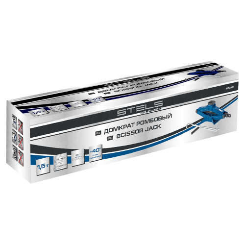 Ромбовый домкрат, 1.5 т, 110-360 мм Stels по ценам производителя в Москве с доставкой по всей России