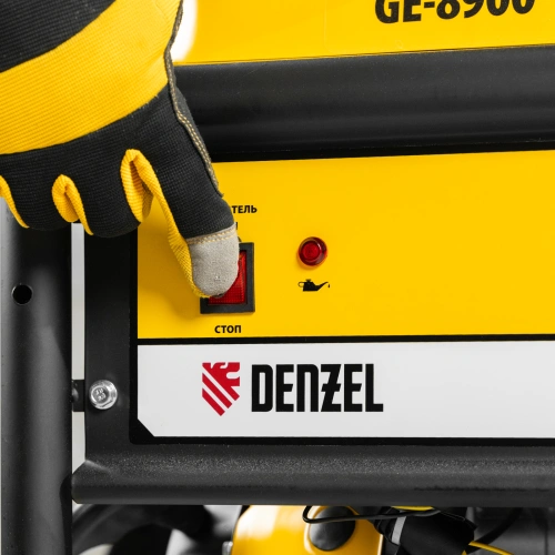Генератор бензиновый GE 8900, 8.5 кВт, 220 В/50 Гц, 25 л, ручной старт Denzel по ценам производителя в Москве с доставкой по всей России