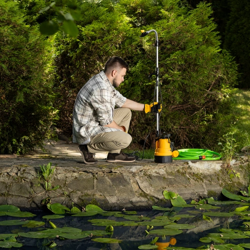 Дренажный насос для чистой воды DPB400, 400 Вт, подъем 11 м, 5500 л/ч Denzel по ценам производителя в Москве с доставкой по всей России