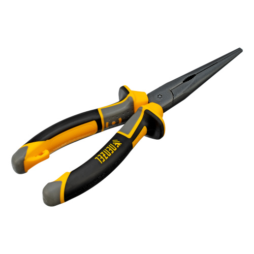 Длинногубцы прямые 205 мм, трехкомпонентные рукоятки Denzel по ценам производителя в Москве с доставкой по всей России