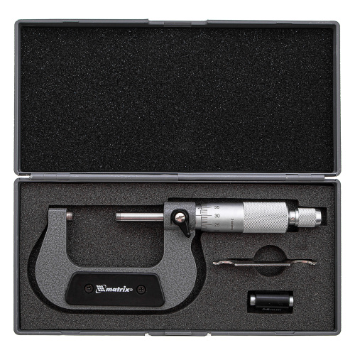 Микрометр механический,25-50 мм Matrix по ценам производителя в Москве с доставкой по всей России