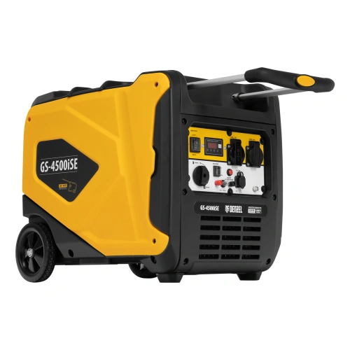 Генератор инверторный GS-4500iSE, 4,5 кВт, 230 В, закрытый корпус, электростартер Denzel по ценам производителя в Москве с доставкой по всей России