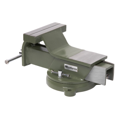 Тиски слесарные, 125 мм, стальные, поворотные Сибртех по ценам производителя в Москве с доставкой по всей России