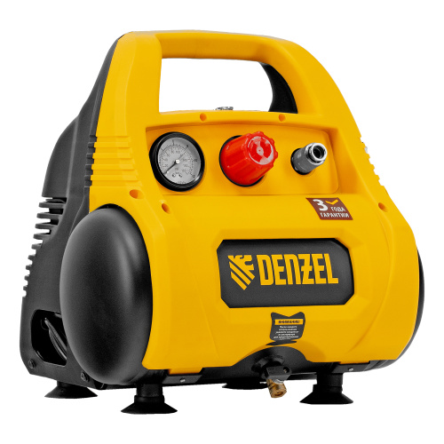 Компрессор воздушный безмасляный РС 1/6-180,1, 1 кВт, 180 л/мин, 6 л Denzel по ценам производителя в Москве с доставкой по всей России