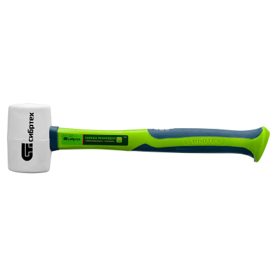 Киянка резиновая, 225 г, белая резина, фибергласовая рукоятка Сибртех по ценам производителя в Москве с доставкой по всей России