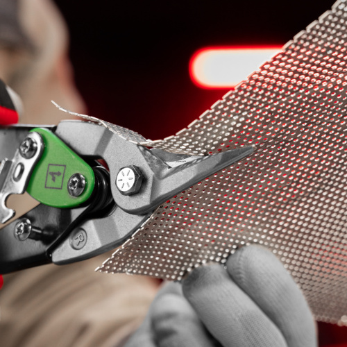 Ножницы по металлу, 250 мм, правый рез, сталь CRMO, двухкомпонентные рукоятки, PRO Matrix по ценам производителя в Москве с доставкой по всей России