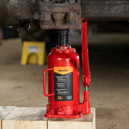 Домкрат гидравлический бутылочный, 20 т, h подъема 250-470 мм Sparta по ценам производителя в Москве с доставкой по всей России