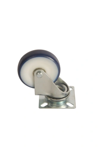 Колесо аппаратное поворотное SCv 92 75 мм (синяя резина) по ценам производителя в Москве с доставкой по всей России