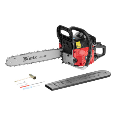 Пила цепная бензиновая MS-5218, шина 45 см, 52см³, 3 л.с., шаг 0,325, паз 1,5 мм, 72 зв MTX по ценам производителя в Москве с доставкой по всей России