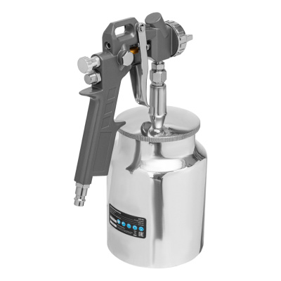 Краскораспылитель пневматический с нижним бачком V 1, 0 л, сопло D 1.2, 1.5 и 1.8 мм Matrix по ценам производителя в Москве с доставкой по всей России