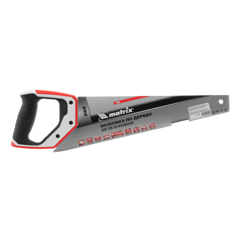 Ножовка по дереву для точных пильных работ, 400 мм, каленый зуб 3D, 14 TPI, трехкомпонентная рукоятка, Pro Matrix по ценам производителя в Москве с доставкой по всей России