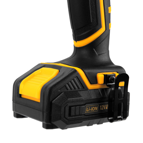 Дрель-шуруповерт аккумуляторная CDL-12-02BM, Li-Ion, 12 В, 2 акк. Denzel по ценам производителя в Москве с доставкой по всей России