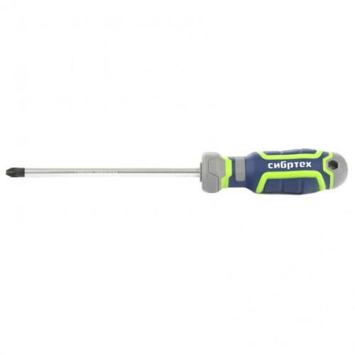 Отвертка PZ3 x 150 мм, CrV, четырехкомпонентная рукоятка Сибртех по ценам производителя в Москве с доставкой по всей России