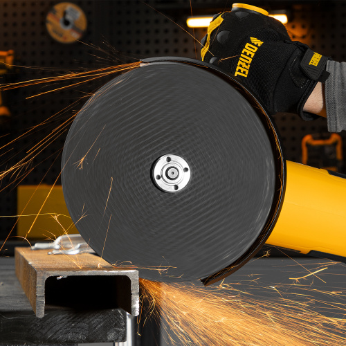 Машина шлифовальная угловая AG230-2400, 2400 Вт, 230 мм, 6000 об/мин Denzel по ценам производителя в Москве с доставкой по всей России