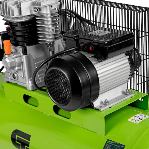 Компрессор воздушный КР-2200/100, 2.2 кВт, 350 л/мин, 100 л, ременной привод, масляный Сибртех по ценам производителя в Москве с доставкой по всей России