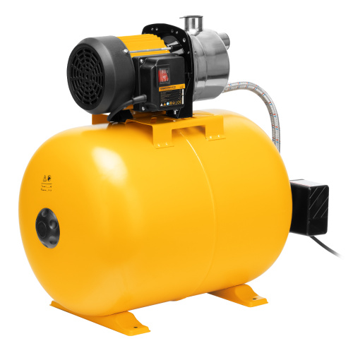Насосная станция PSL1100X, 1100 Вт, 3600 л/ч, ресивер 50 л, подъем 45 м, нержавейка Denzel по ценам производителя в Москве с доставкой по всей России