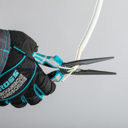 Длинногубцы прямые 205 мм, трехкомпонентные рукоятки Gross по ценам производителя в Москве с доставкой по всей России