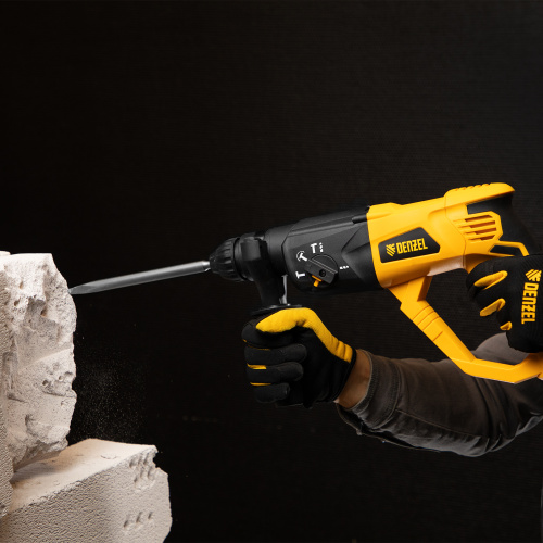Перфоратор электрический RH-1050-26, SDS-plus, 1050 Вт, 3.2 Дж, 3 плюс 1 режим Denzel по ценам производителя в Москве с доставкой по всей России