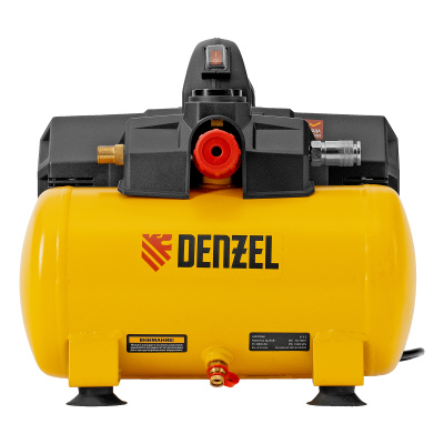Компрессор  DLS750/6 безмасляный малошумный 750 Вт, 140 л/мин,ресивер 6 л Denzel по ценам производителя в Москве с доставкой по всей России