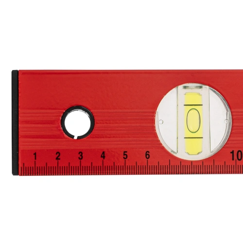 Уровень алюминиевый, 800 мм, 3 глазка, красный, линейка Matrix по ценам производителя в Москве с доставкой по всей России