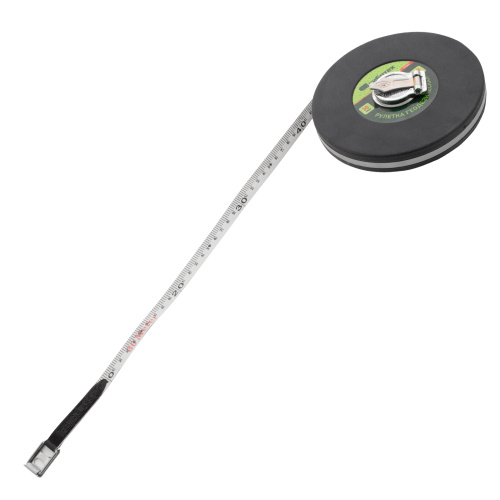 Рулетка геодезическая 30 м х 13 мм, закрытый корпус, фибергласовая лента Сибртех по ценам производителя в Москве с доставкой по всей России