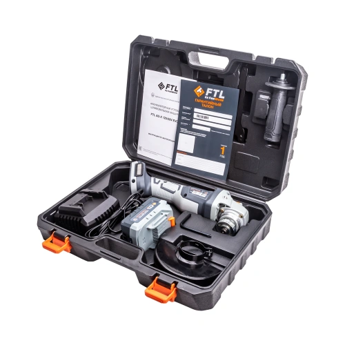Аккумуляторная угловая шлифовальная машина FTL AG-X 125/20V EVO в комплекте купить в Москве с доставкой по всей России | ProtosMarket.ru