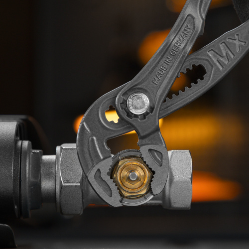 Клещи переставные, кнопочный механизм, обливные рукоятки, 250 мм Denzel по ценам производителя в Москве с доставкой по всей России