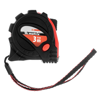 Рулетка Status Magnet 3 fixations,3 м х 16 мм,обрезиненный корпус,зацеп с магнитом Matrix по ценам производителя в Москве с доставкой по всей России
