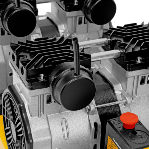 Компрессор безмасляный, малошумный DLS 2200/50, 2200 Вт, 2x1100, 50 л, 380 л/мин Denzel по ценам производителя в Москве с доставкой по всей России