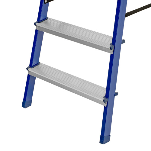 Стремянка, 9 ступеней, стальной профиль, алюминиевые ступени Сибртех по ценам производителя в Москве с доставкой по всей России