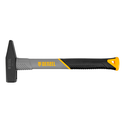 Молоток слесарный, 500 г, кованый, фибергласовая рукоятка c TPR покрытием Denzel купить в Москве с доставкой по всей России | ProtosMarket.ru